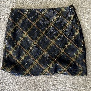 Polo Ralph Lauren girls plaid sequin skirt size 10